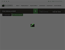 Tablet Screenshot of exceedrealty.net